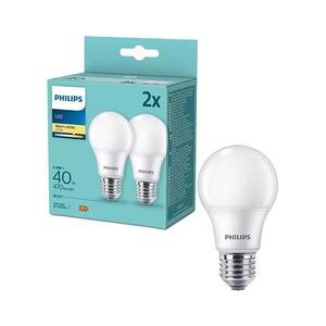 Imagine Set de 2 becuri LED Philips A60 E27/4, 9W/230V 2700K