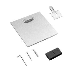 Imagine Sapho - Suport autoadeziv pentru oglindă 10x10 cm crom mat