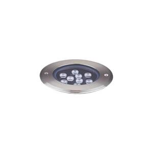 Imagine Corp de iluminat LED pentru căi de acces Ideal Lux FLOOR LED/12W/230V d. 14 cm CRI 90 IP67 crom