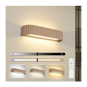 Imagine BRILAGI - Aplică LED de perete dimabilă FALCON MODERN LED/14W/230V 40 cm bej +cu telecomandă