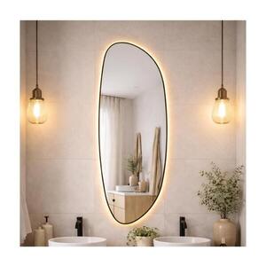 Imagine Baltica Design-LED Oglindă cu iluminare integrată STONE FLUID 15W/230V 2700K 155x50 cm IP65 č.