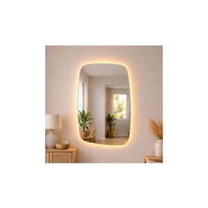 Imagine Baltica Design - Oglindă LED cu iluminare integrată STONE CALM LED/15W/230V 2700K 90x60 cm IP65