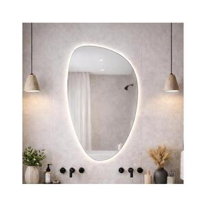 Imagine Baltica Design- Oglindă LED cu iluminare integrată STONE FLUID LED/15W/230V 4500K 92x55 cm IP65