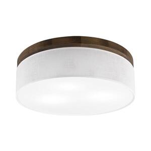 Imagine BRILAGI - Plafonieră LED BELLADONNA 3xE27/15W/230V Ø 50 cm alb/stejar nuc