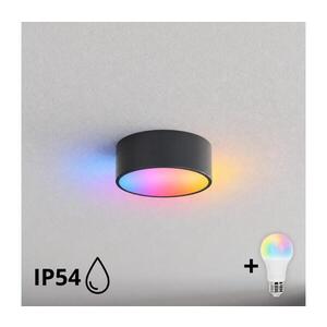 Imagine BRILAGI - LED RGBW Lumină de tavan pentru baie CLARE 1xE27/12W/230V, diametru 20 cm, antracit, IP54