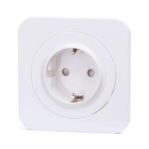 Imagine - Priză de perete cu ramă SCHUKO, 250V, albă