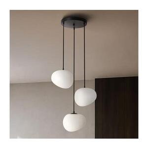 Imagine BRILAGI - Lustru suspendat pe cablu PEBBLES 3xE27/40W/230V Ø 42 cm negru
