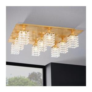 Imagine Eglo 97722 - Lustră aplicată LED de cristal PYTON GOLD 9xG9/3W/230V