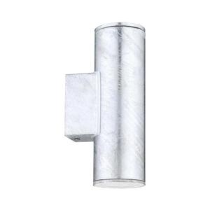 Imagine Eglo 30911 - Aplica LED de exterior RIGA 2xGU10/2, 8W/230V IP44 argintiu