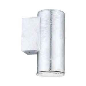 Imagine Eglo 30908 - Aplica LED de exterior RIGA 1xGU10/2, 8W/230V IP44 argintie