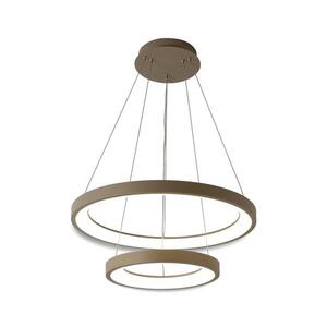 Imagine BRILAGI - Lustră LED dimabilă suspendată pe cablu FALCON SLIM LED/68W/230V Ø 50 cm bej + telecomandă