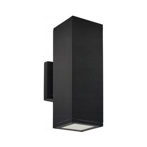 Imagine Aplică de perete pentru exterior, 2xGU10/35W/230V, IP54, neagră