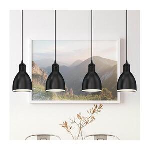 Imagine Eglo 55244 - Candelabru suspendat pe cablu PRIDDY 4xE27/60W/230V negru