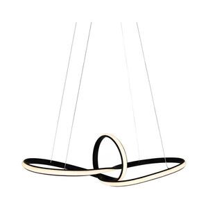 Imagine Lustră LED pe cablu LED/44W/230V neagră