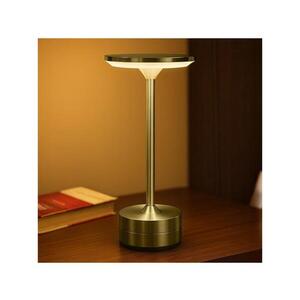Imagine Lampă de birou LED tactilă reîncărcabilă TAVOLO, 2, 5W/5V, 2400 mAh, 3000-6000K, aurie
