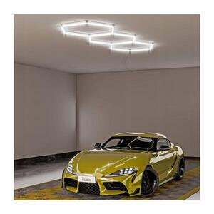 Imagine Plafonieră LED HEXAGON LED/128W/85-265V 6000K 248x97 cm CRI 90 IP54 albă