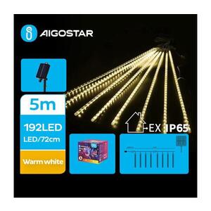 Imagine Instalație LED solară de Crăciun 192xLED/8m IP65 alb cald