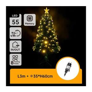 Imagine - LED Brad de Crăciun pentru exterior LED/3, 6W/230V 60 cm IP44 alb cald
