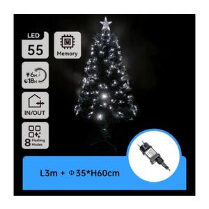 Imagine Decorațiune LED de Crăciun de exterior LED/3, 6W/230V 60 cm IP44 alb rece