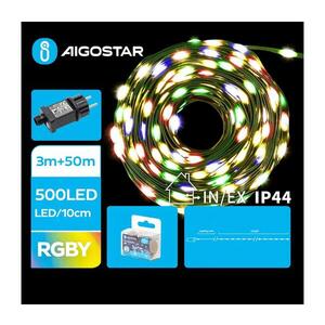Imagine - Ghirlandă luminoasă LED pentru exterior, 500 LED, 8 funcții, 53 m, IP44, multicolor