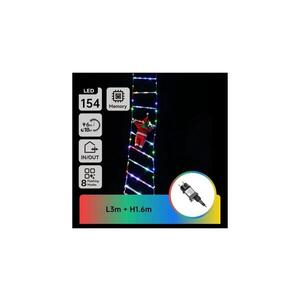 Imagine - LED RGBY, decorațiune exterioară de Crăciun, 154xLED/3, 6W/230V/8 funcții, 1, 6m, IP44