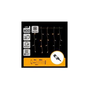Imagine - Ghirlandă LED de exterior pentru Crăciun 400xLED/6W/230V/8 funcții 20x0, 4m IP44 alb cald