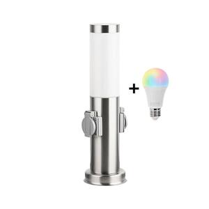 Imagine BRILAGI-LED RGBW Ven lampă cu 2 socluri 1xE27/12W/230V, 40 cm, IP44, crom mat