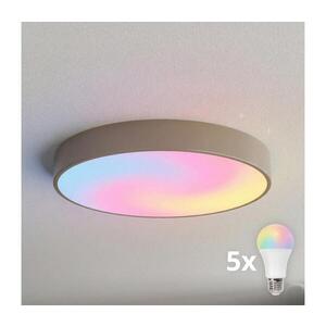 Imagine BRILAGI - Plafonieră LED RGBW dimmabilă CLARE 5xE27/12W/230V Wi-Fi, bej
