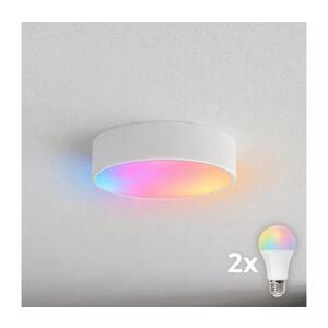 Imagine BRILAGI - Plafonieră LED RGBW reglabilă CLARE 2xE27/12W/230V albă