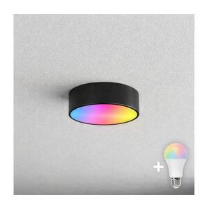 Imagine BRILAGI CLARE Plafonieră LED RGBW reglabilă pentru baie 1xE27/12W/230V IP54 neagră