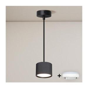 Imagine BRILAGI - LED RGB reglabil, lustră suspendată pe cablu STRIPY 1xGX53/14W/230V pr. 82 mm, Wi‑Fi, compatibil cu Tuya, negru