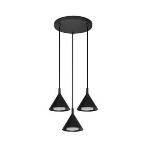 Imagine BRILAGI - LED Lampă suspendată pe cablu CONE TRIPLE ROUND 3xGX53/15W/230V negru