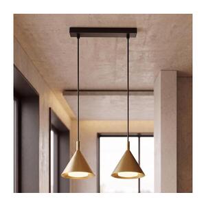Imagine BRILAGI - LED Lustră suspendată pe cablu CONE DOUBLE 2xGX53/15W/230V auriu