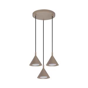 Imagine BRILAGI - LED Lustră pe cablu CONE TRIPLE ROUND 3xGX53/15W/230V bej