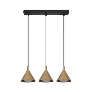 Imagine BRILAGI - LED Lustru suspendat pe cablu CONE TRIPLE 3xGX53/15W/230V auriu