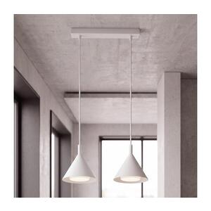 Imagine BRILAGI - LED Lustră suspendată pe cablu CONE DOUBLE 2xGX53/15W/230V albă