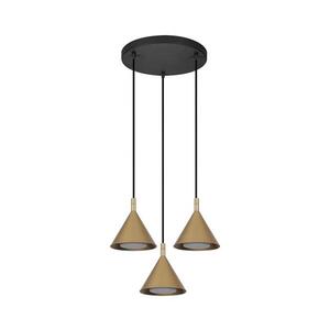 Imagine BRILAGI - LED Lustră pe cablu CONE TRIPLE ROUND 3xGX53/15W/230V aurie