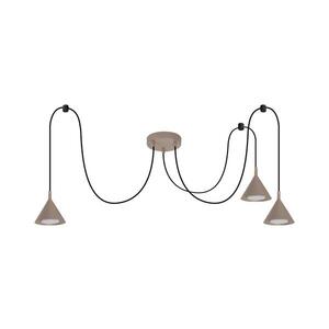Imagine BRILAGI - LED Lampă suspendată pe cablu CONE TRIPLE SPIDER 3xGX53/15W/230V bej