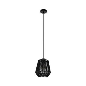 Imagine Lustră pe cablu Eglo 44105 PERSLEY 1xE27/60W/230V negru
