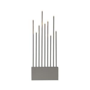 Imagine Sfeșnic de Crăciun BUZZ 9xE5/0, 6W/230/12V gri Eglo 410954