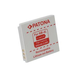 Imagine PATONA - Baterie Canon NB-4L 600mAh Li-Ion