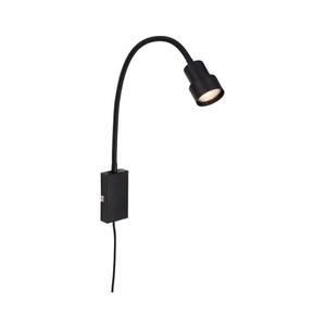 Imagine Lampă LED tactilă de perete TUSI 1xGU10/5W/230V negru Briloner 2085-015