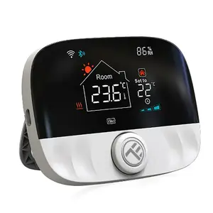 Imagine Termostat ambiental Tellur, Wi-Fi, Universal, LCD 2.8 inch, Control aplicatie