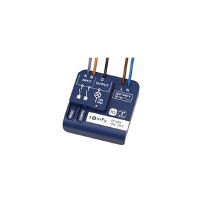 Imagine Receptor Somfy IZYMO io, Control lumina ON / OFF, Compatibil cu Unitate de comanda Tahoma Resigilat
