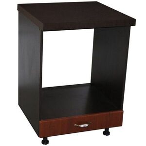Imagine Corp pentru cuptor incorporabil cu sertar Zebra, Wenge/MDF Cedru, cu blat Negru, 60 x 85 x 60 cm