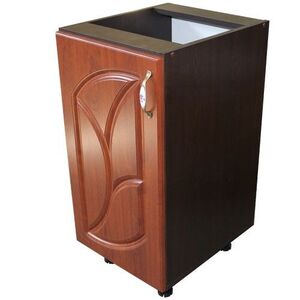 Imagine Corp inferior cu 1 usa stanga Zebra, Wenge/ MDF Cedru Frunza, fara blat, 40 x 82 x 50 cm