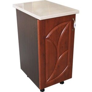 Imagine Corp inferior cu 1 Usa Stanga Zebra, Wenge/MDF Cedru Frunza si blat Travertin 40 x 85 x 60