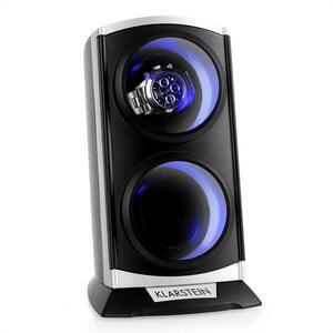 Imagine Klarstein St. Gallen Premium, aparat pentru ceas, 2 ceasuri, 4 viteze, negru