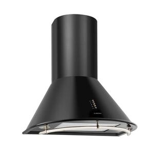 Imagine Klarstein Noir capota retro inox 60cm negru 430m3