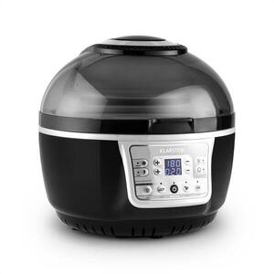 Imagine Klarstein Vitair Turbo, 1400 W, 10 L, friteuză, grill, coacere, gri-negru